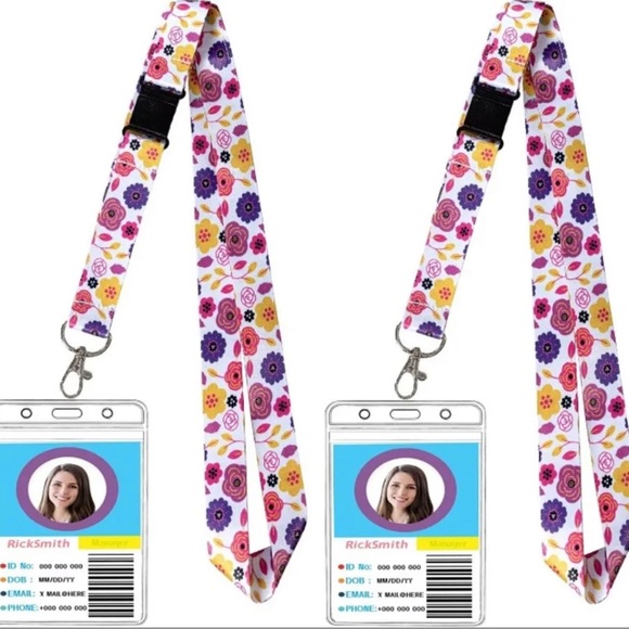 Office Lanyard Id Key Holder Clip Name Tag Id Card Holder Neck Strap